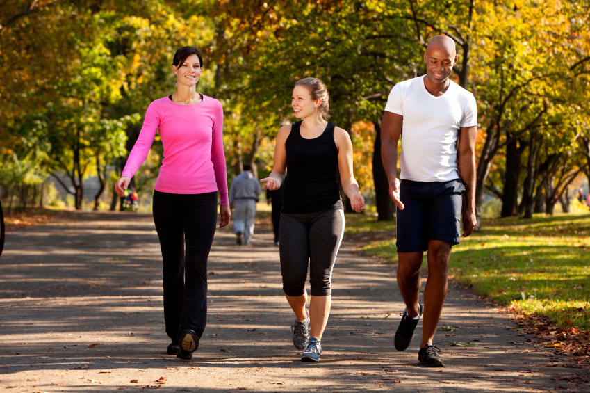 Group of People Walking